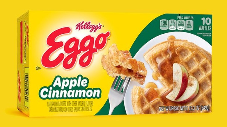 Box of Eggo Apple Cinnamon Waffles