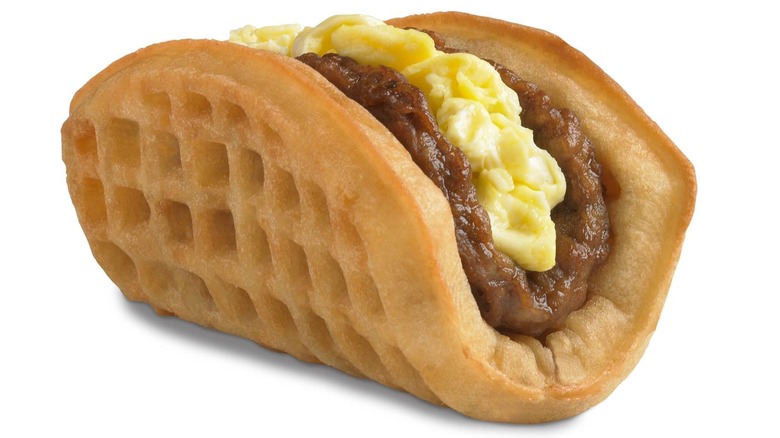 Taco Bell waffle taco