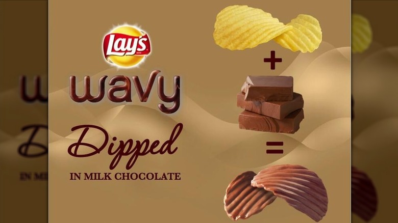 Lay's Wavy Chocolate Potato Chips