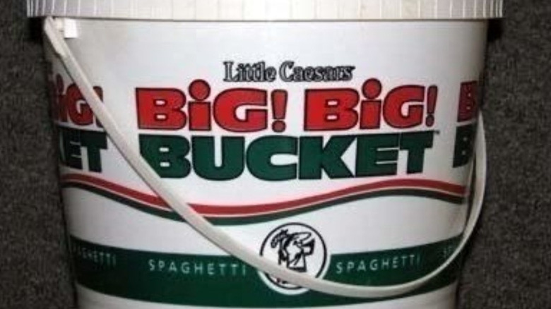 little caesars spaghetti bucket