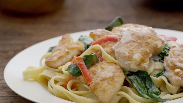 Tuscan Garlic Chicken on plate