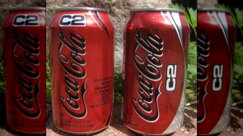 Cans of Coca-Cola C2