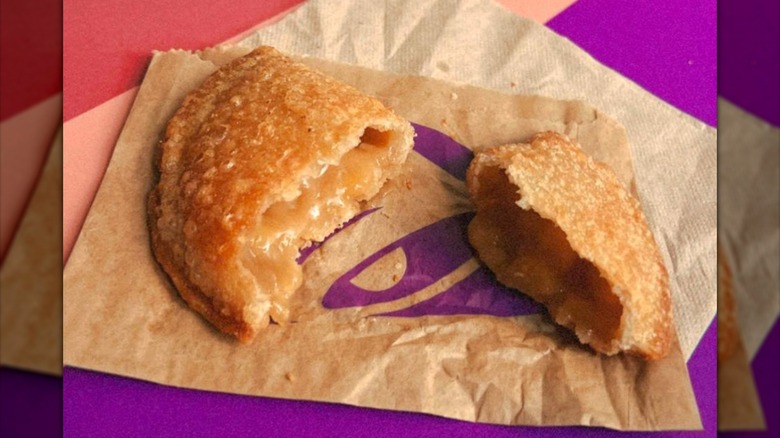 Caramel apple empanada from Taco Bell