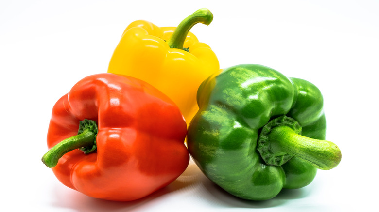 variety of peppers