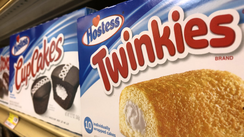 Hostess Twinkies on shelf