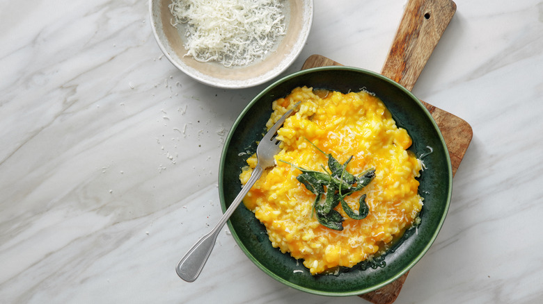 Risotto in bowl