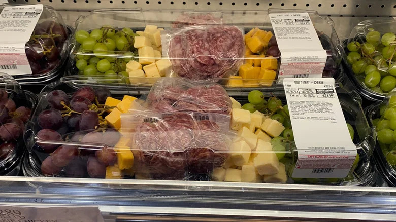 half-size Costco charcuterie board