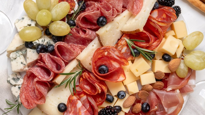 Well-crafted charcuterie board