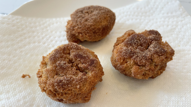 homemade cinnamon sugar donuts