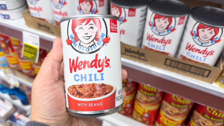 Wendy's chili canned