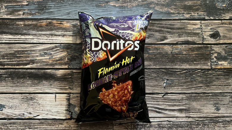 Bag of Doritos Flamin' Hot Korean-Style BBQ