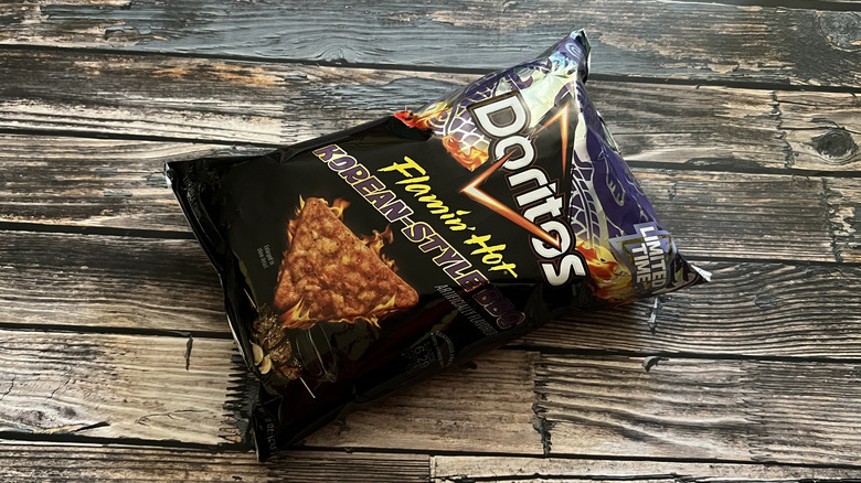 Bag of Doritos Flamin' Hot Korean-Style BBQ