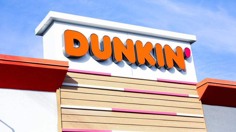 The exterior of a Dunkin' location