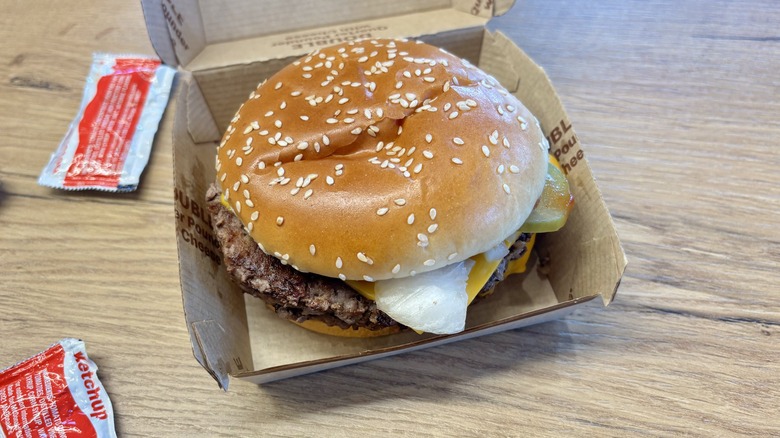 Double Quarter Pounder with Cheese in a box