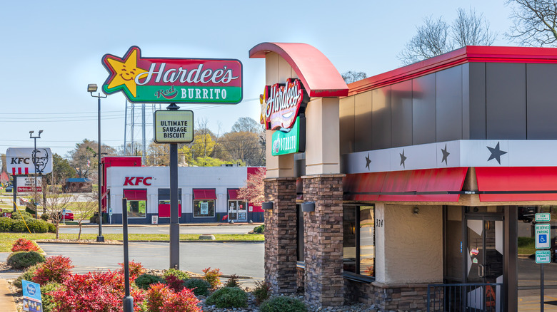 Hardee's store across from KFC