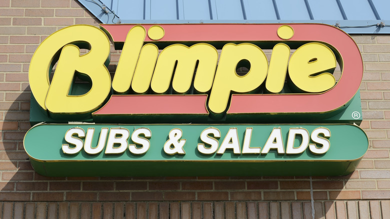 blimpie exterior sign