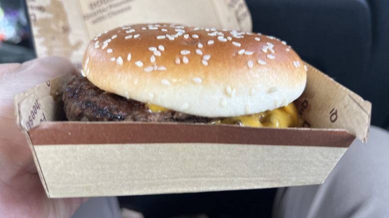 McDonald's Quarter Pounder in box