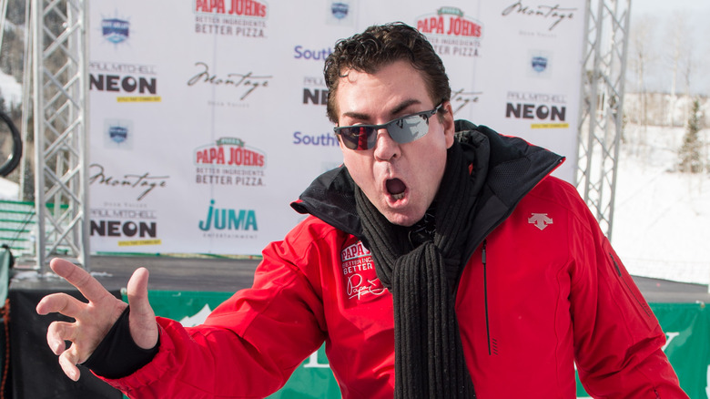 john schnatter papa john mouth open