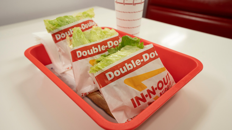 In-N-Out protein-style burgers