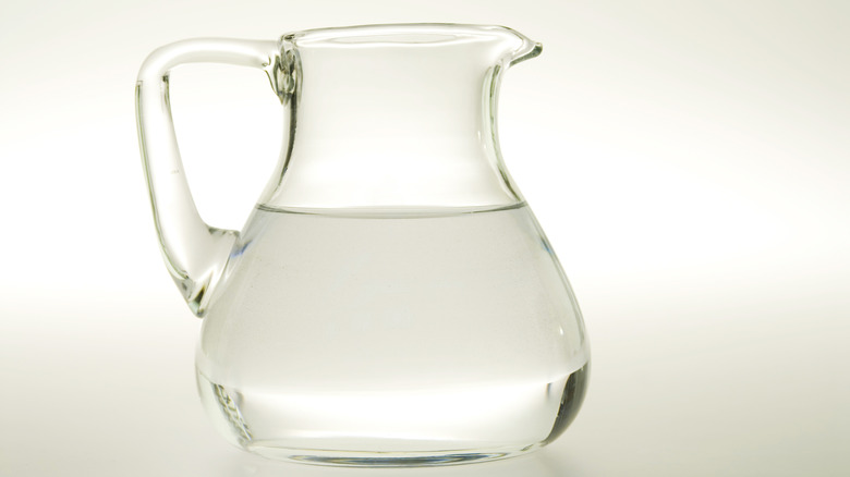 Water in a jug