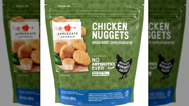 Applegate Farms Frozen Chicken Nuggets package