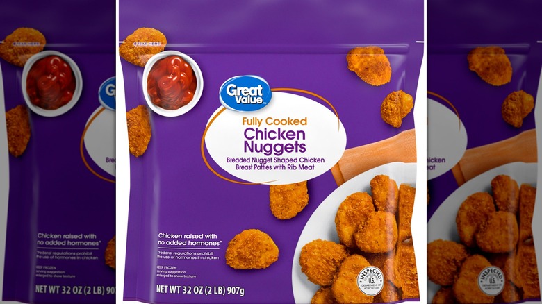 Great Value Fully Cooked Chicken Nuggets package