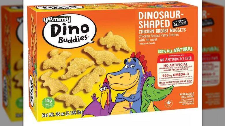 Yummy Dino Buddies Chicken Breast Nuggets package