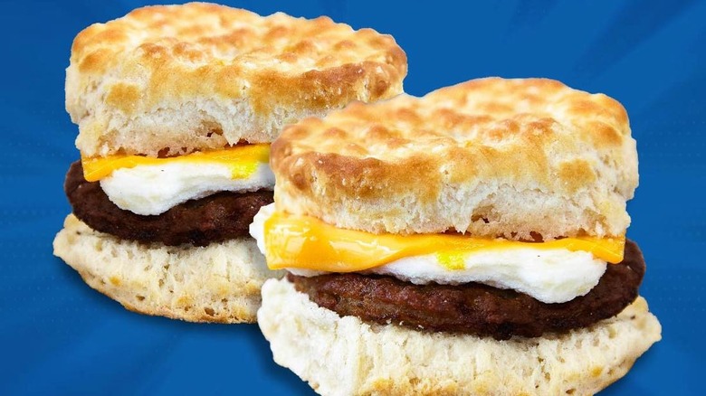 Egg biscuit sandwiches from Parker's