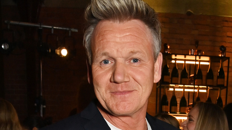 Gordon Ramsay smiling