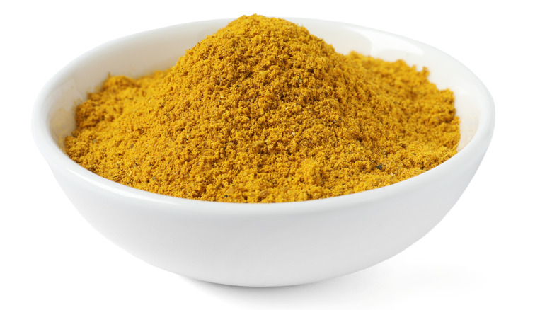 bowl of curry powder