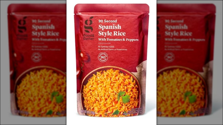 Package of Good & Gather Spanish Style Rice