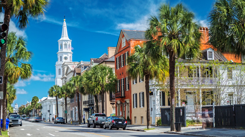 Scenery of downtown Charleston, South Carolina