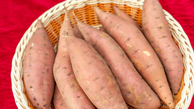 Basket full of yams