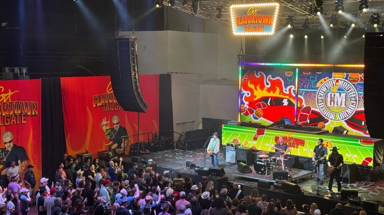 Cowboy Mouth performing at Guy's Flavortown Tailgate