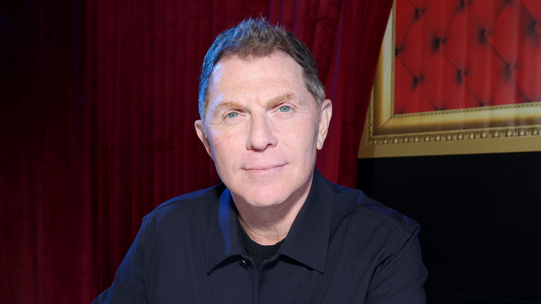 Bobby Flay at a Food Network event in 2024