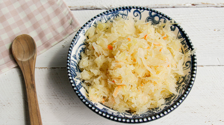 Bowl of sauerkraut