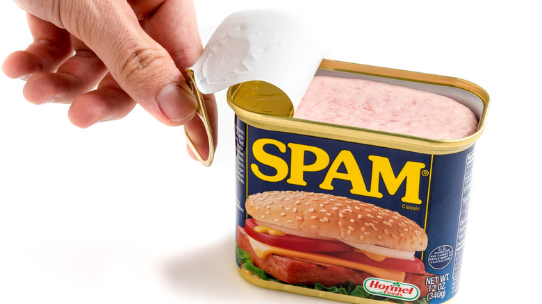 Opened can of Spam