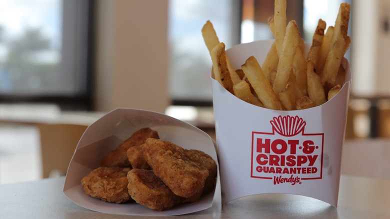 chicken nuggets and fries