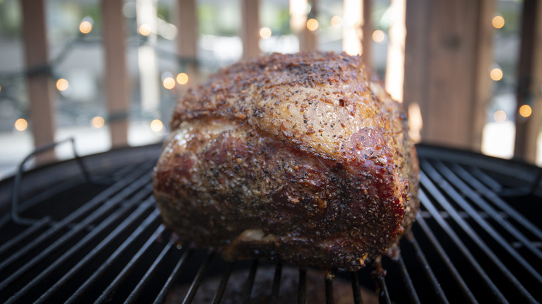 pulled pork on cooler