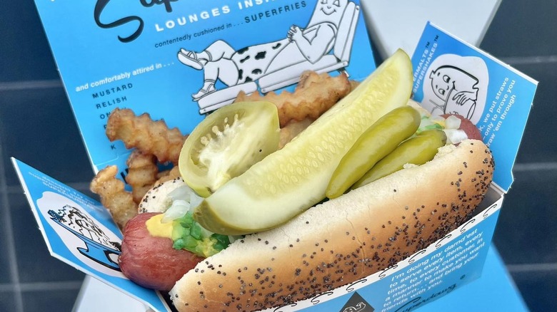 Superdawg hot dog