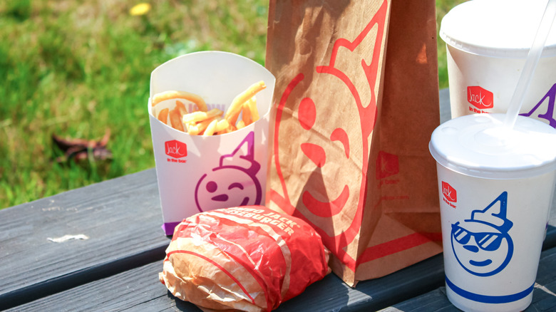 A Jack in the Box to go meal