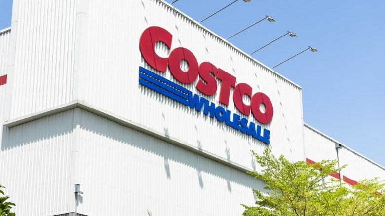 Front of Costco wholesale store.