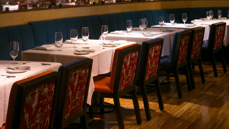 The dining room of Mesa Grill in Caesars Palace.