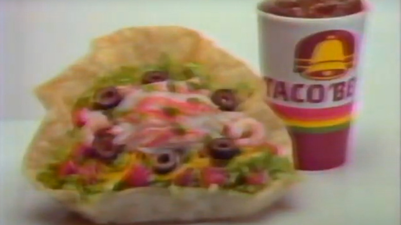 Taco Bell seafood salad from vintage commercial