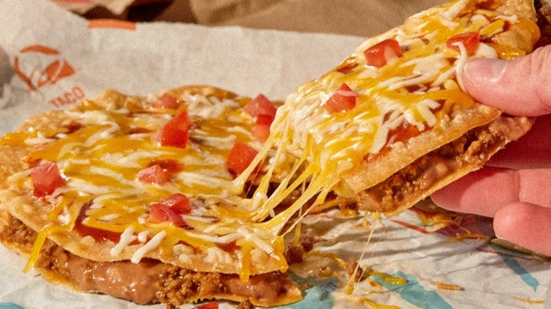 a Taco Bell Mexican pizza