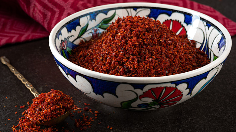 paprika in bowl and spoon