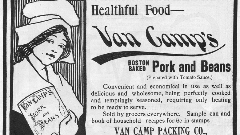 vintage Van Camp advertisement