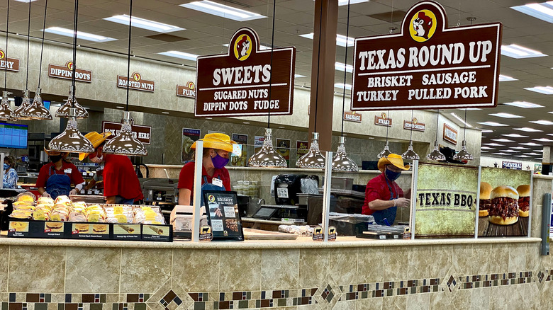 Inside of a Buc-ee's store