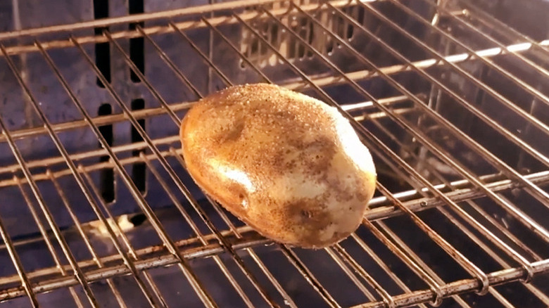 Potato in oven