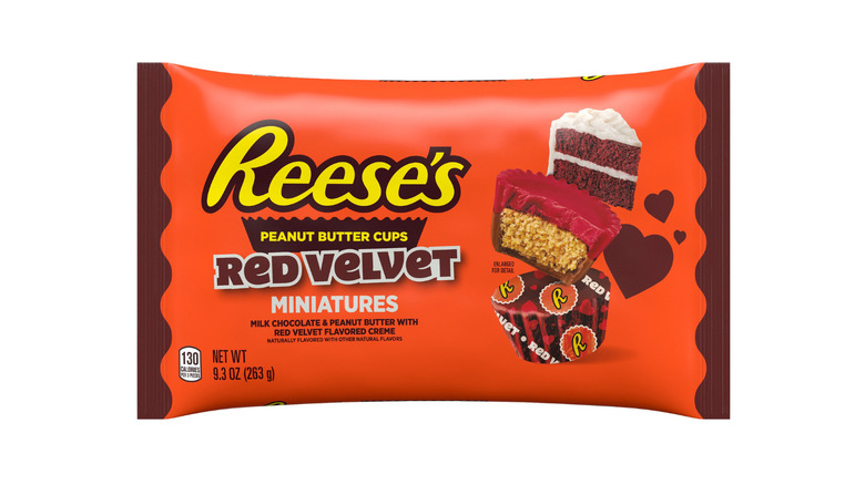 Reese's red velvet miniatures packaging